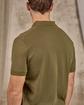Polo col zippé vert Polo col zippé vert