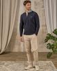 Pull col polo bleu Pull col polo bleu