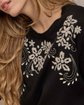 Pull col rond noir Pull col rond noir