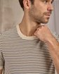 T-shirt rayé maille bleu T-shirt rayé maille bleu
