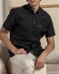 Chemise manches courtes unie coupe regular fit Chemise manches courtes unie coupe regular fit