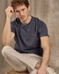 T-shirt Cédric bleu