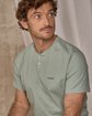 T-shirt col tunisien beige T-shirt col tunisien beige