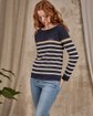 Pull rayé bleu Pull rayé bleu