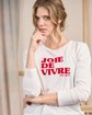 T-shirt message blanc T-shirt message blanc