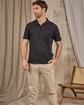 Polo col zippé noir Polo col zippé noir