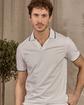 Polo sans bouton blanc Polo sans bouton blanc