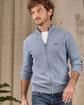 Cardigan zippé bleu Cardigan zippé bleu