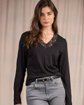 T-shirt à dentelle noir T-shirt à dentelle noir