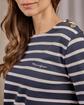 T-shirt marinière bleu