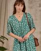 Robe longue imprimée vert Robe longue imprimée vert