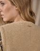 Gilet sans manches beige
