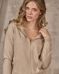 Cardigan zippé beige