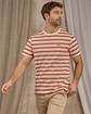 T-shirt rayé rouge T-shirt rayé rouge