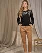 Pull col rond noir Pull col rond noir