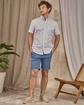 Chemise feuilles blanc Chemise feuilles blanc