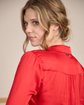 Blouse satinée rouge Blouse satinée rouge