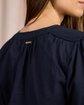 Blouse à rayures ton sur ton bleu Blouse à rayures ton sur ton bleu