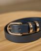 Ceinture fine en cuir lisse